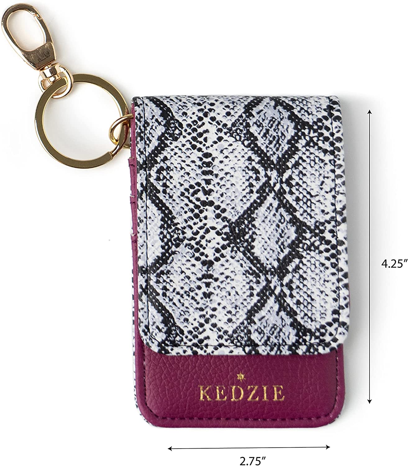 Kedzie ID Holder Keychain - Pretty In Python