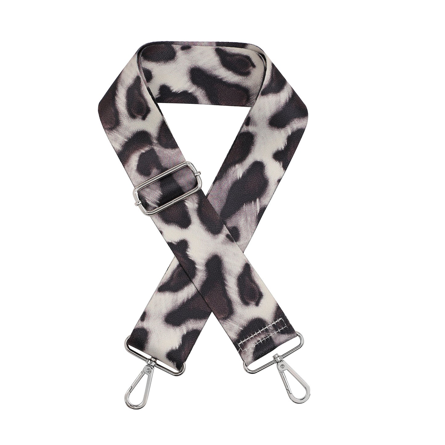 The Kate Guitar Strap - Cheetah Grey
