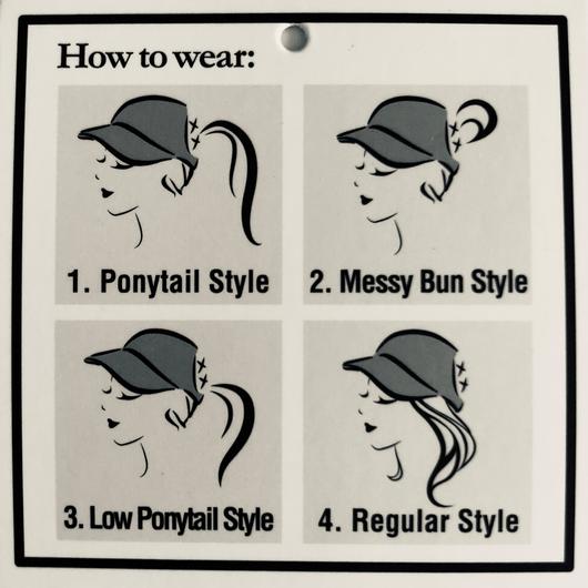 CC Distressed Criss Cross Ponytail PonyCap (Asst. Colors) - The Hottest Cap Of The Season
