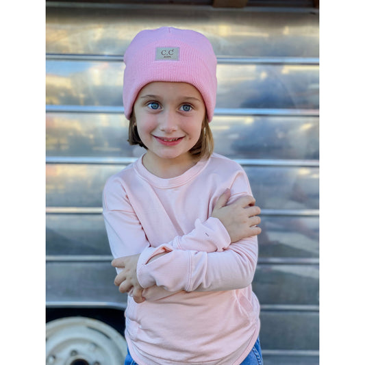 CC Beanie KIDS Unisex Classic Knit Hat - HTM1