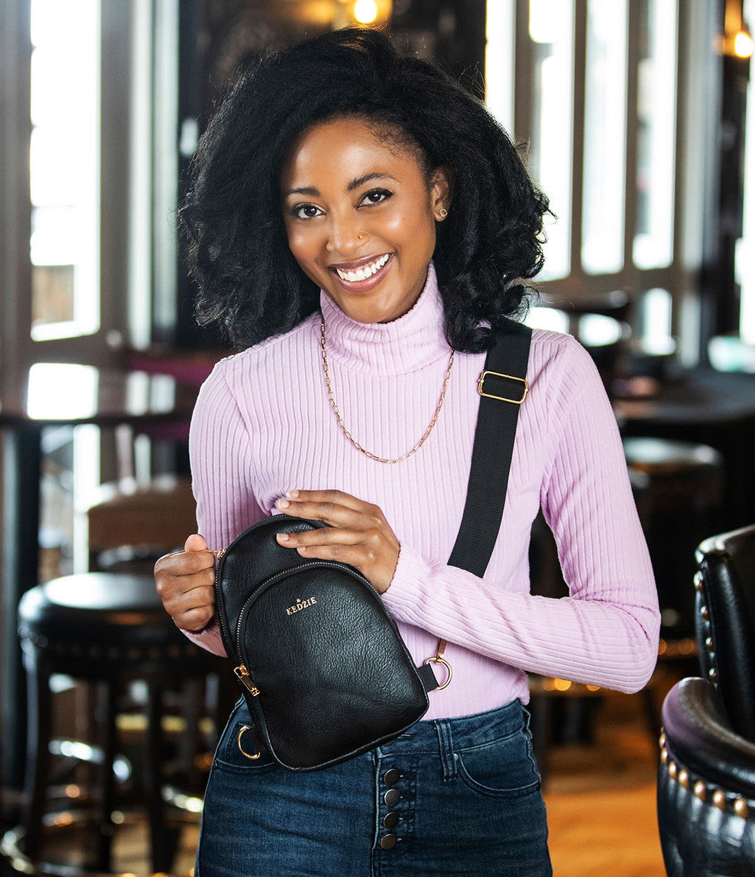 Kedzie Sunset Sling Vegan Leather Bag