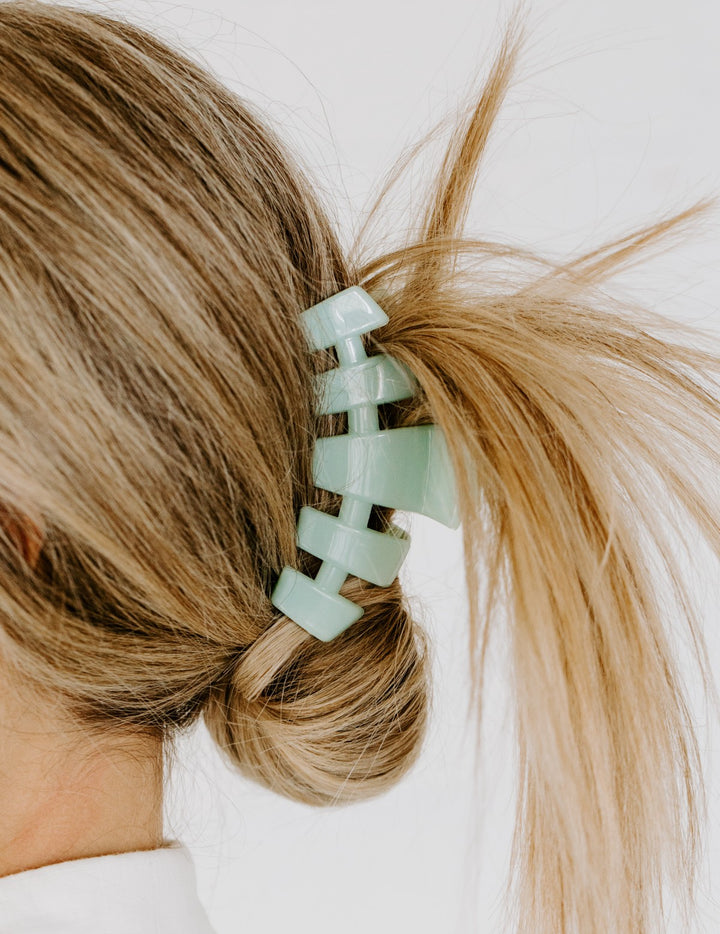 TELETIES - Classic Medium Hair Clip - Jet Black
