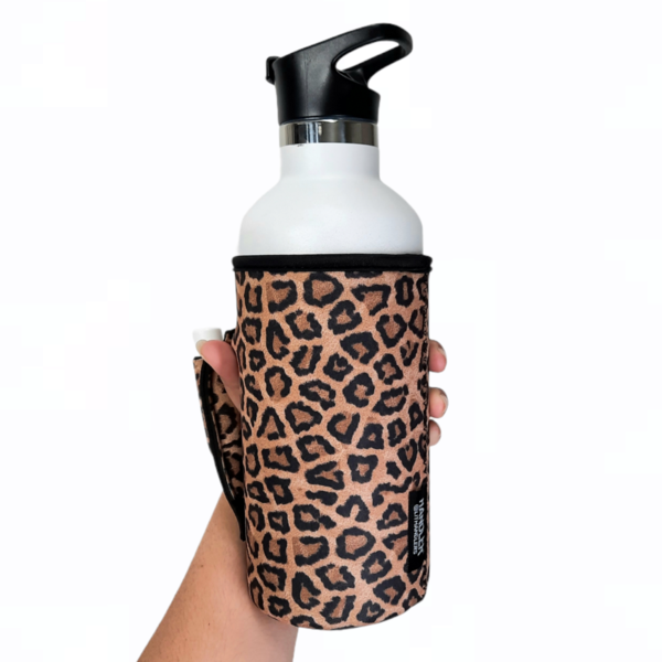 Leopard 30-40oz Tumbler Holder with Pocket Handle
