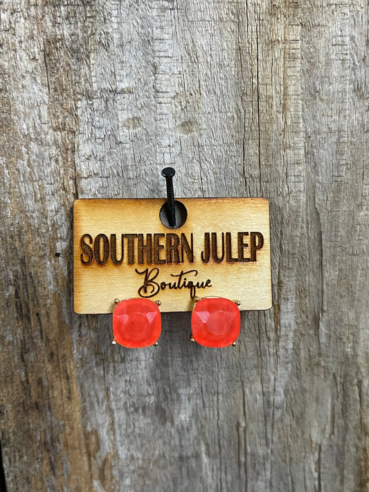 FINAL SALE - The Skye Earrings - Orange
