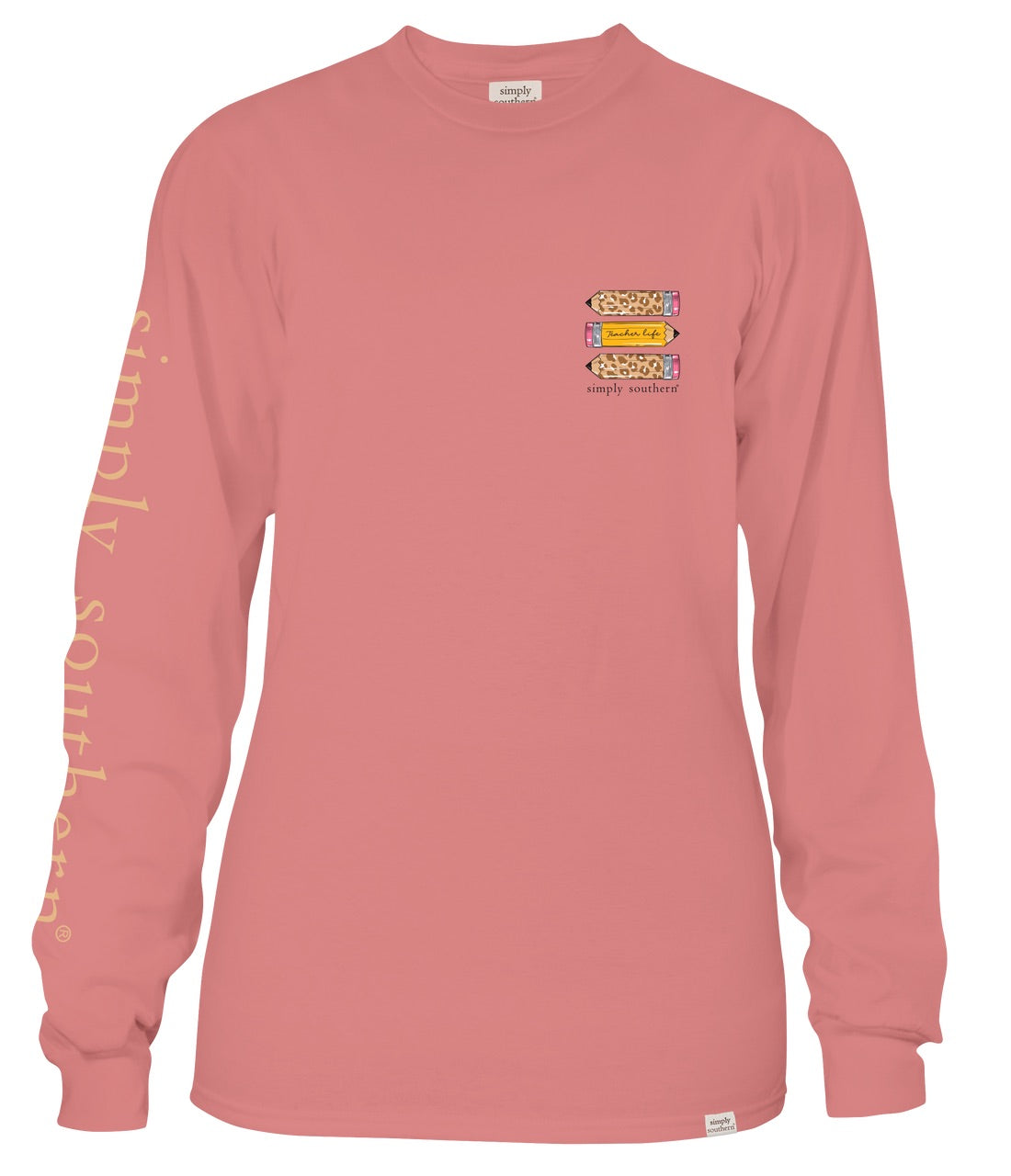 FINAL SALE - Simply Southern - Teach Love Inspire Long Sleeve Tee
