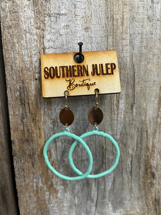 FINAL SALE - The Brandy Earrings - Mint