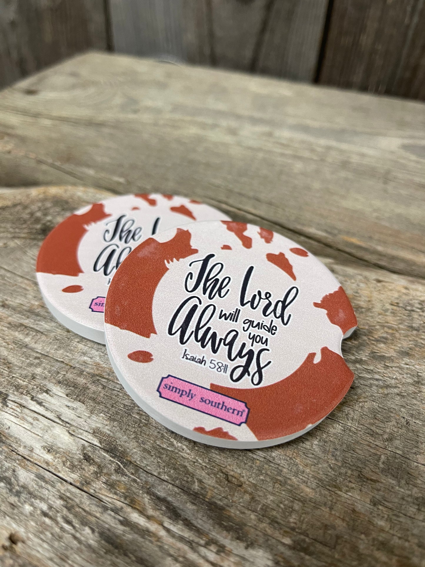 FINAL SALE - Simply Southern - Car Coasters - Asst. Designs