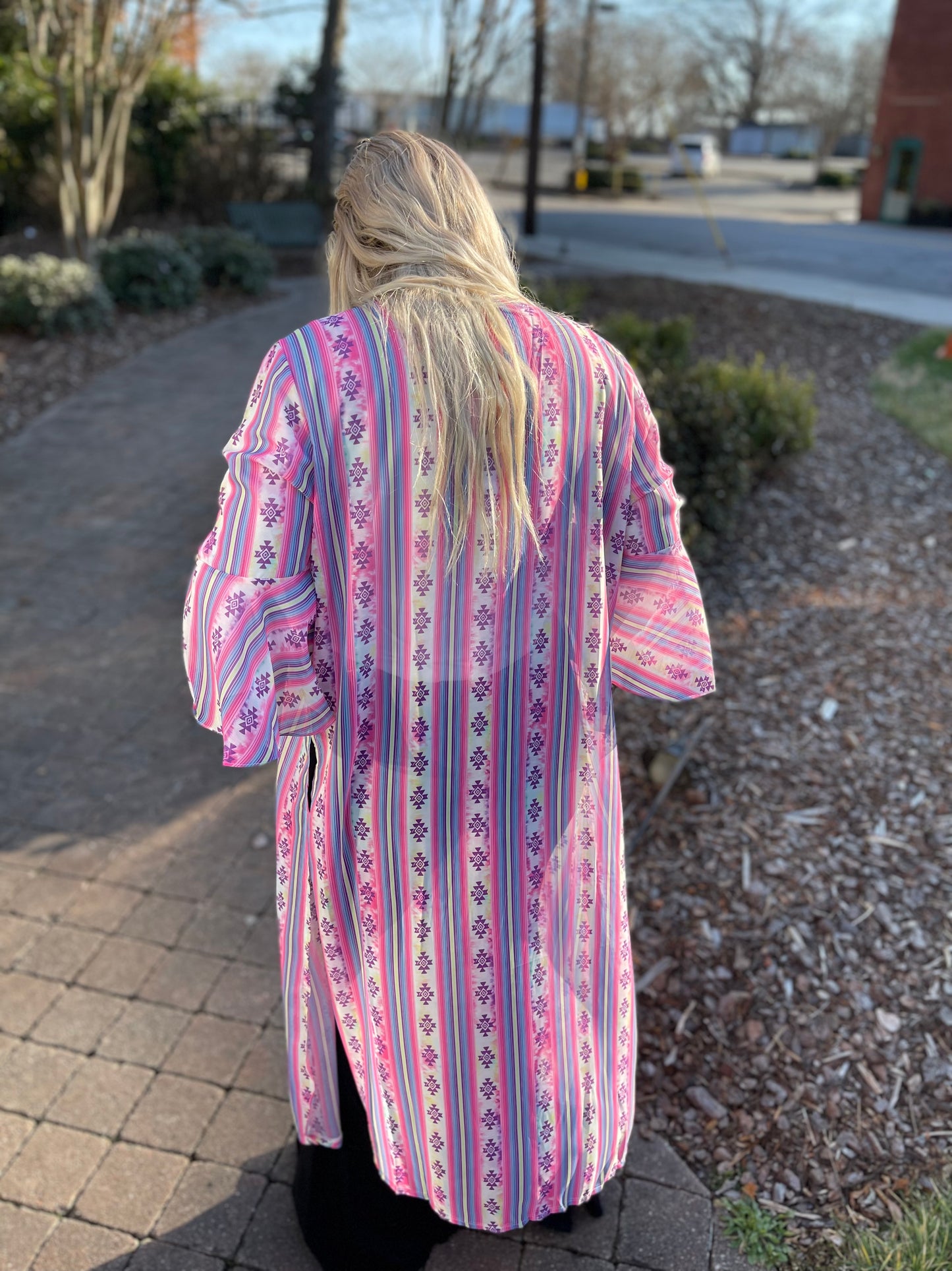 FINAL SALE - Headin' South Aztec Kimono