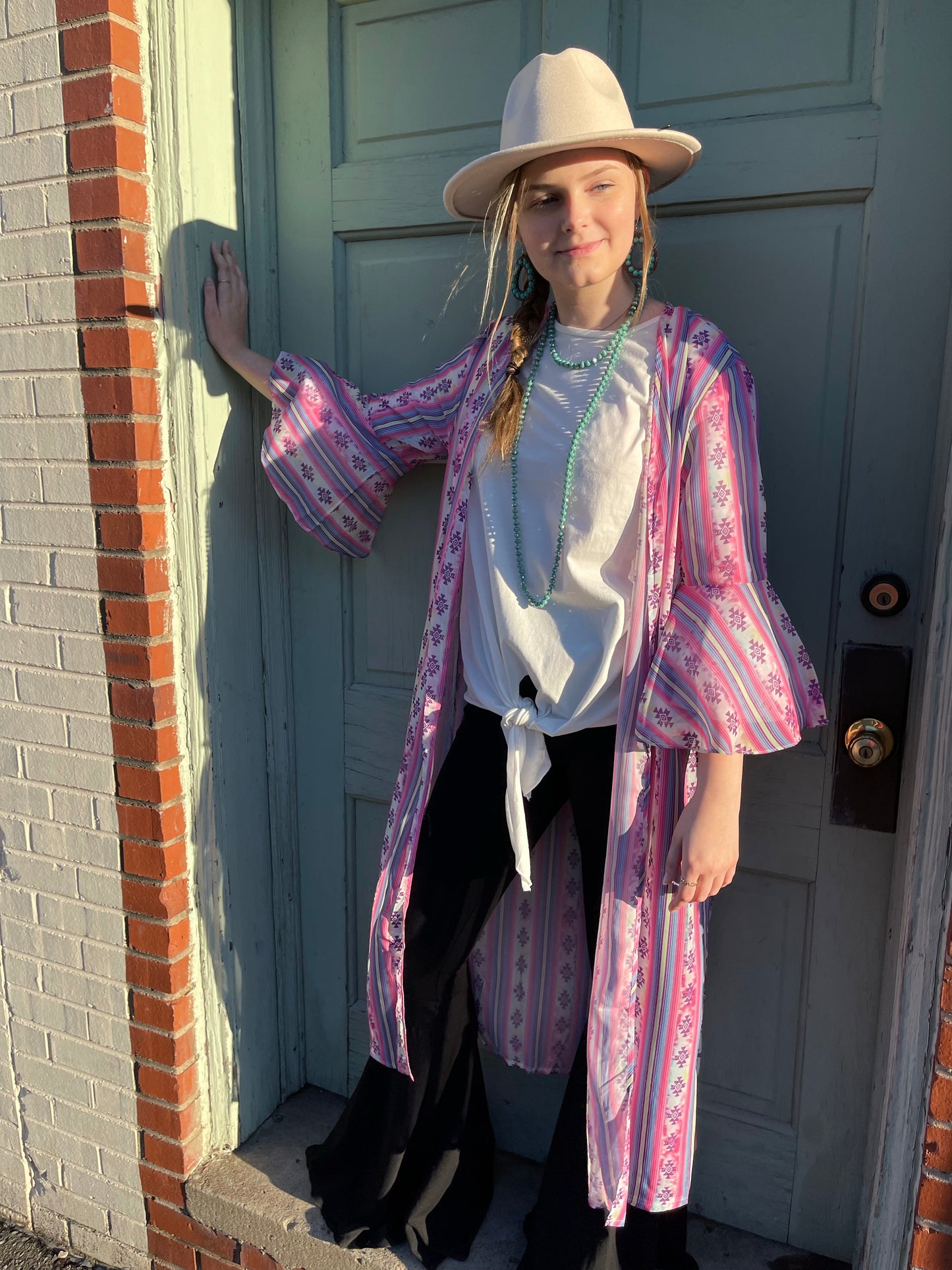 FINAL SALE - Headin' South Aztec Kimono