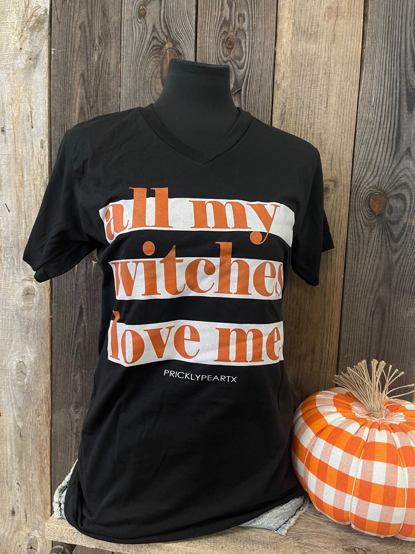 FINAL SALE - All My Witches Love Me V-Neck Tee