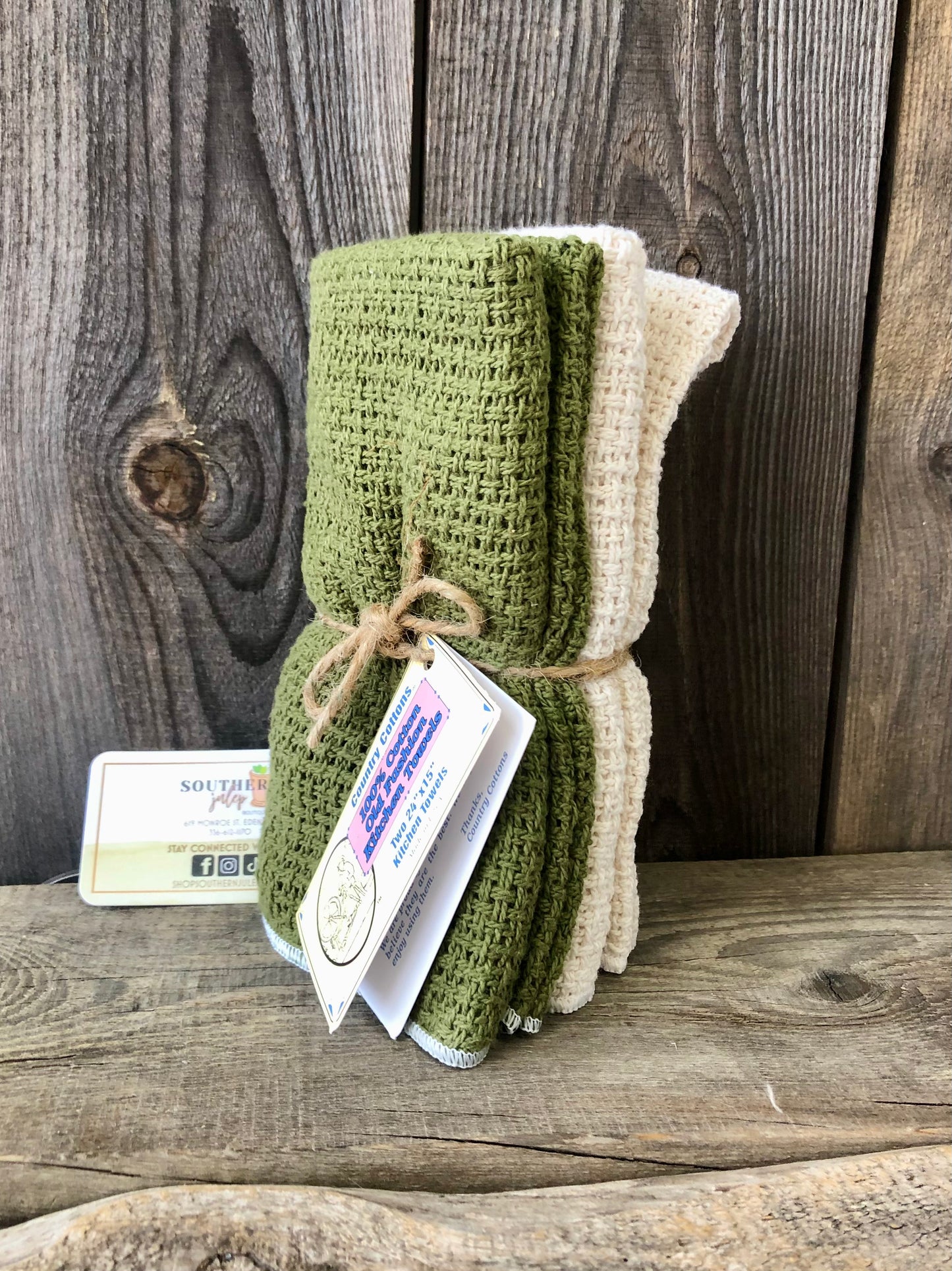 USA MADE Country Cottons Kitchen Towels Set / Asst