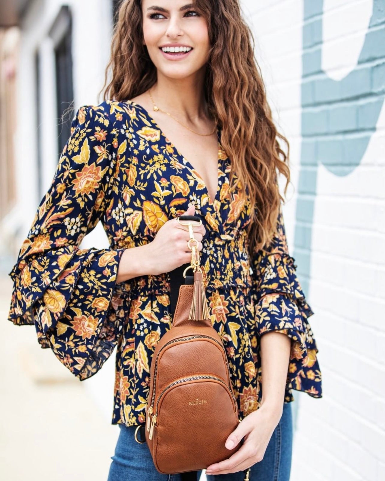 Kedzie Sunset Sling Vegan Leather Bag