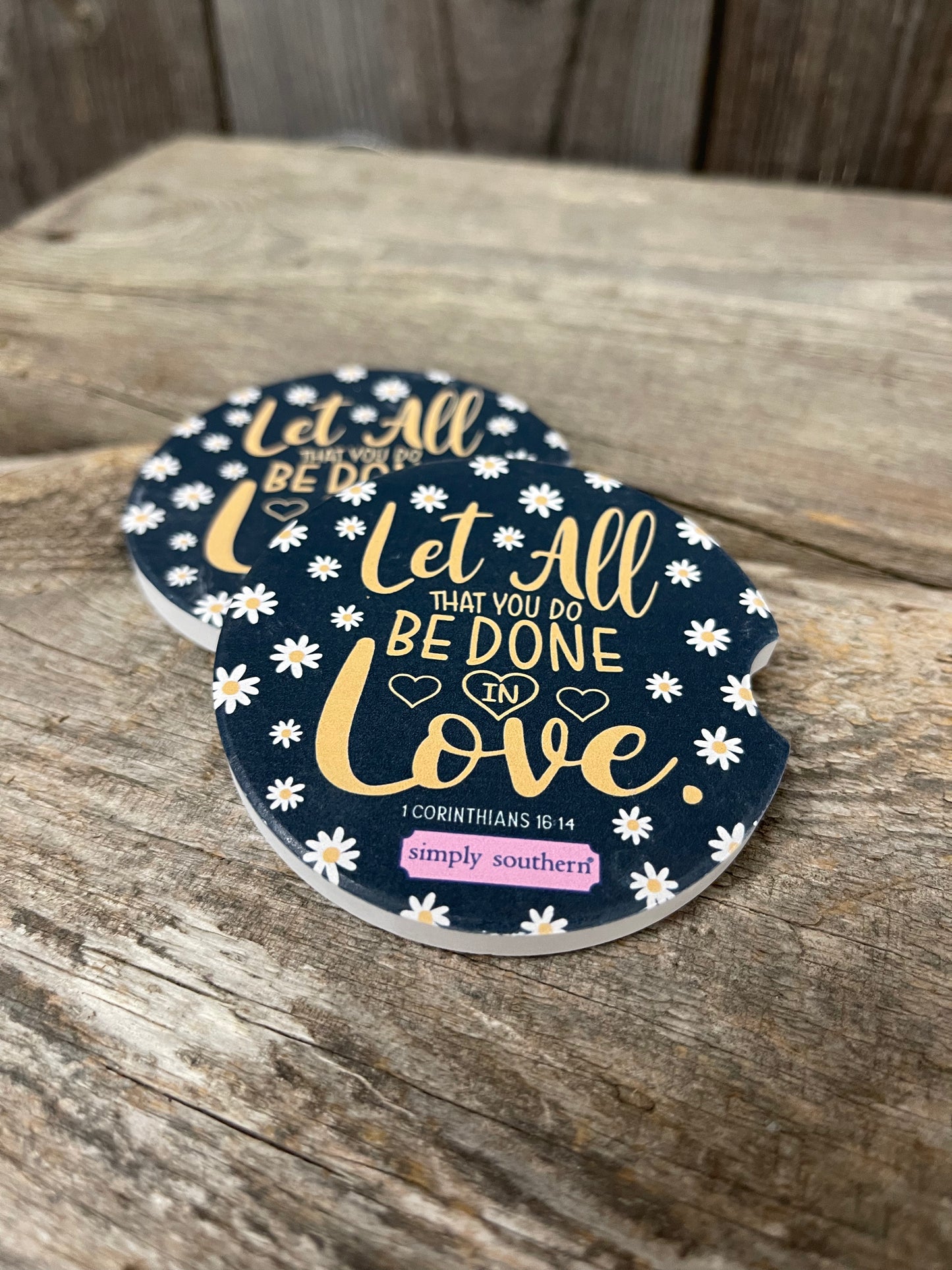 FINAL SALE - Simply Southern - Car Coasters - Asst. Designs