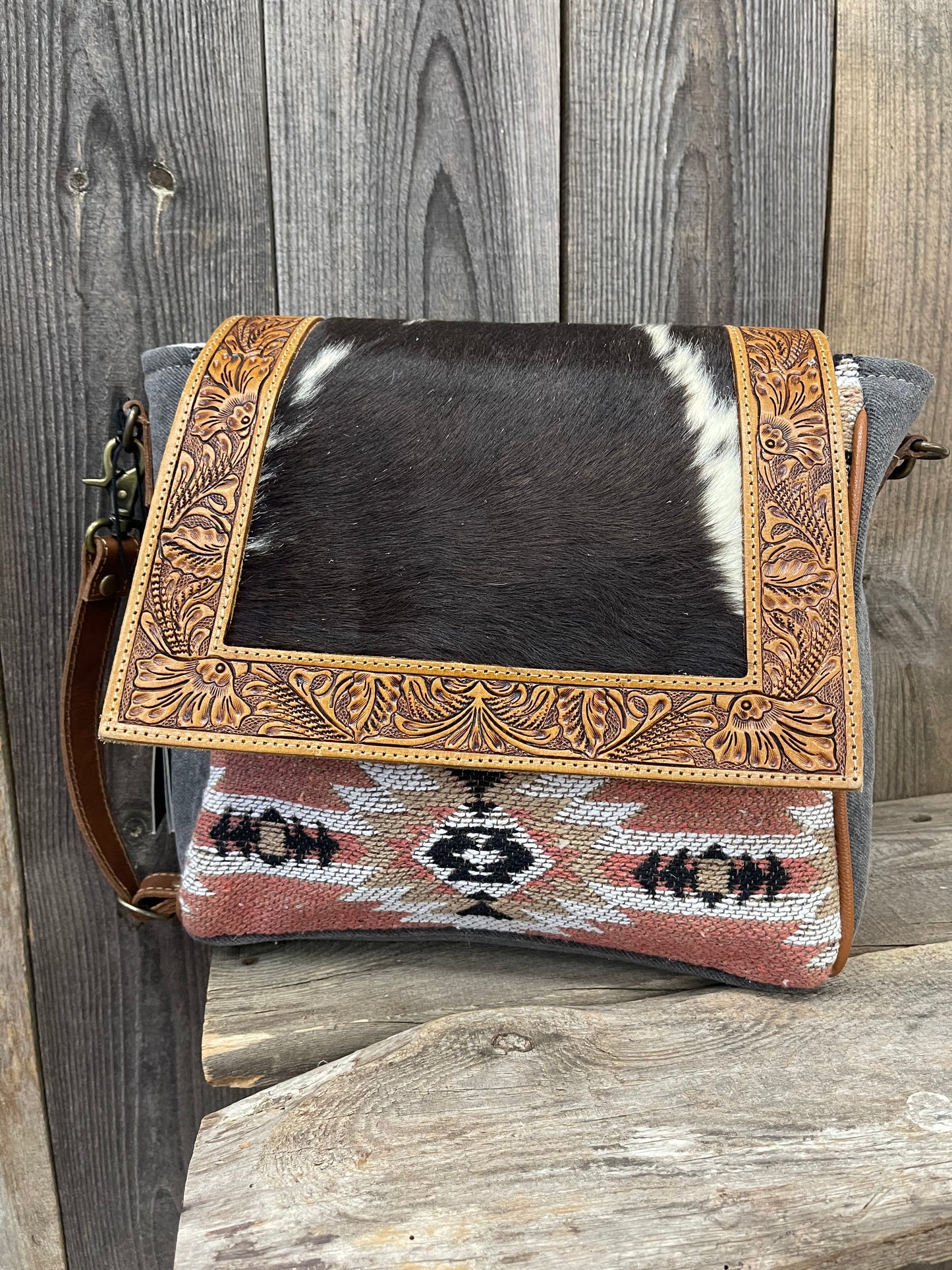 Myra Bag - Sansa Lopez Leather & Hair-On Bag
