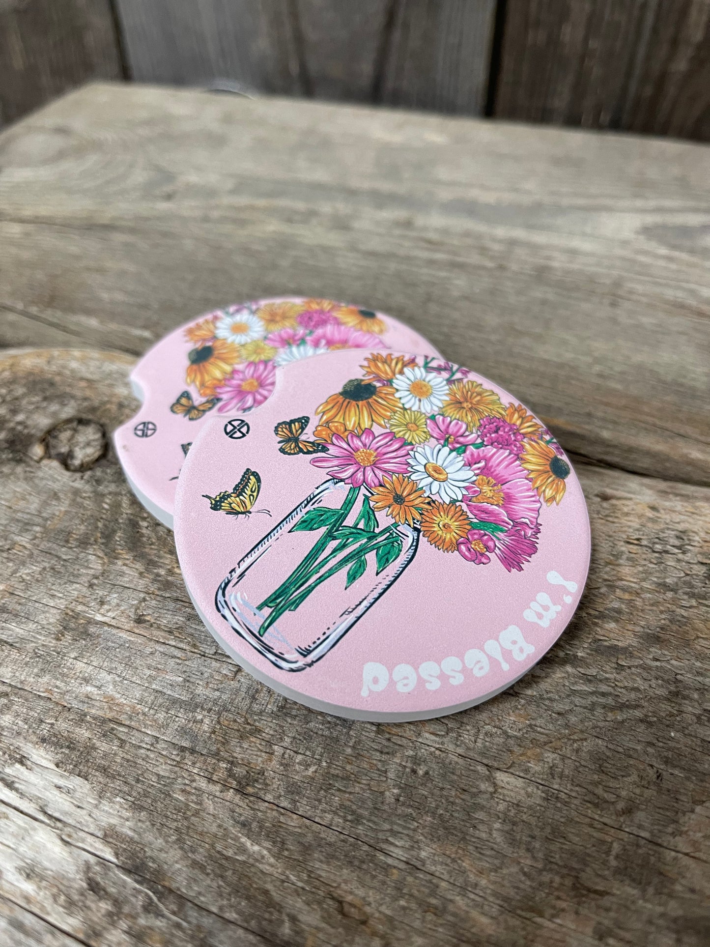 FINAL SALE - Simply Southern - Car Coasters - Asst. Designs