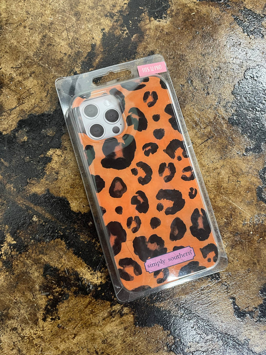 FINAL SALE - Simply Southern - iPhone 12 Pro Case - Leopard
