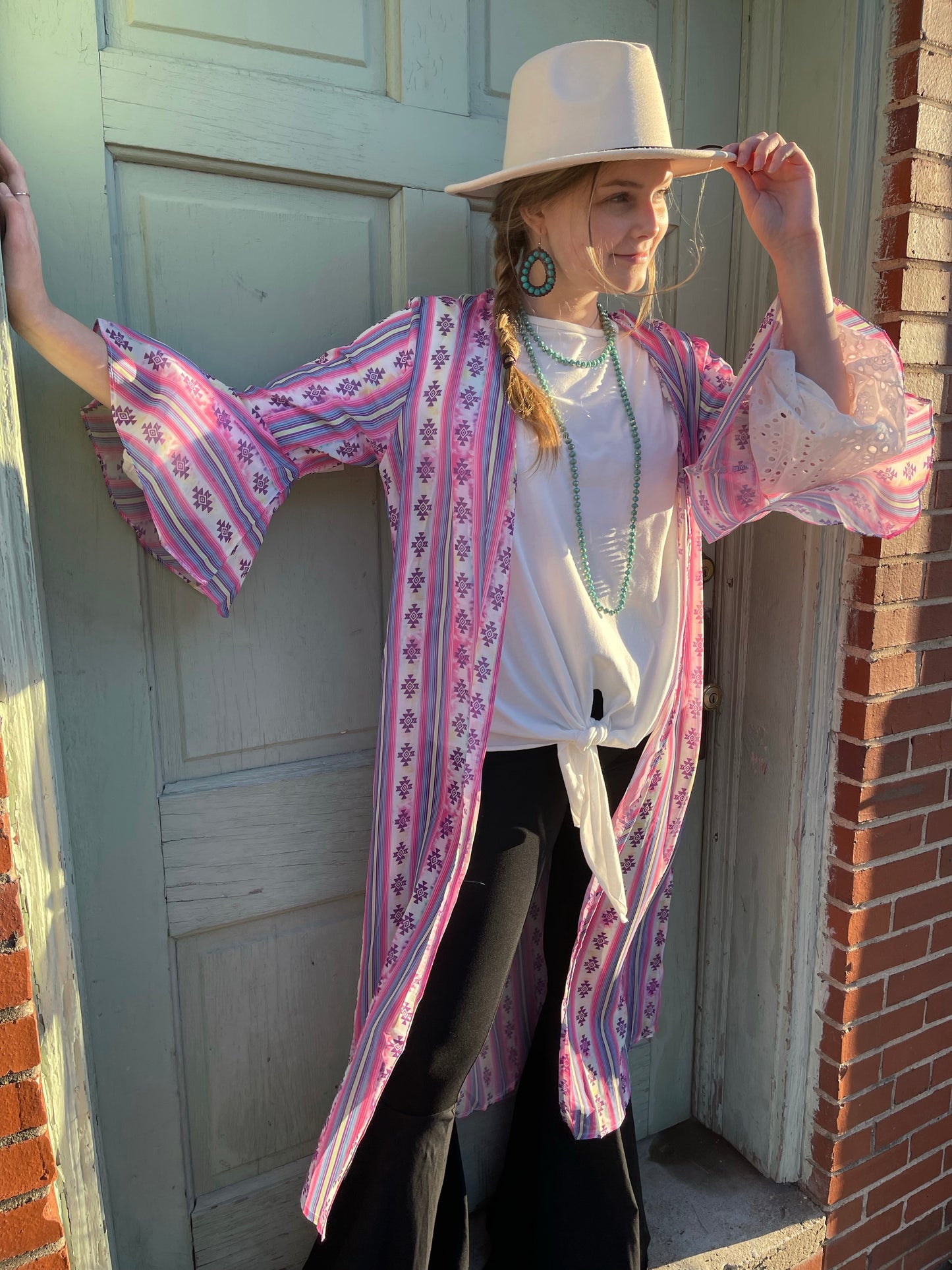 FINAL SALE - Headin' South Aztec Kimono