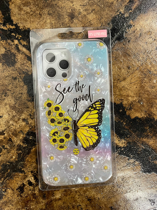 FINAL SALE - Simply Southern - iPhone 12 Pro MAX Case - Butterfly