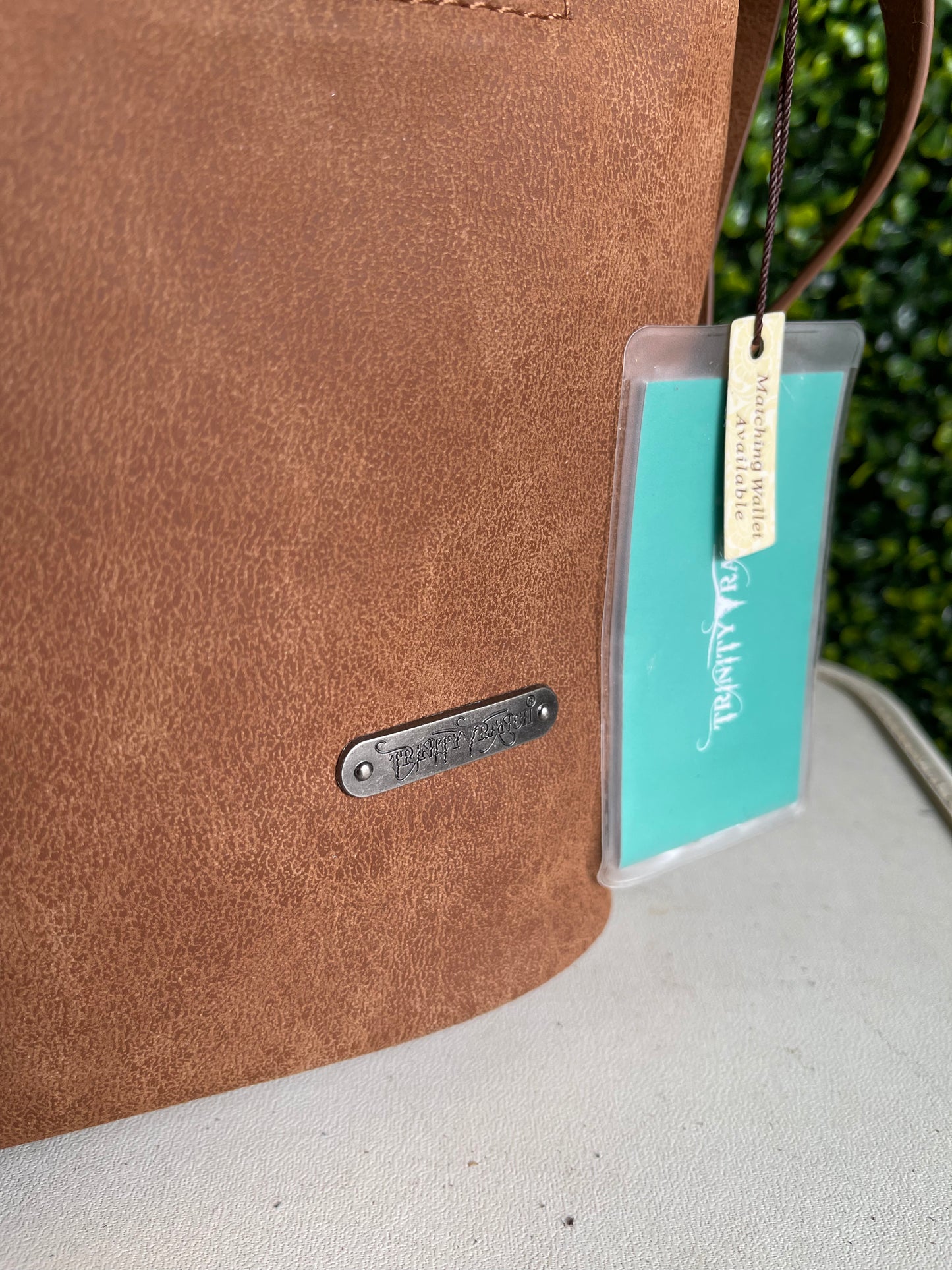 Trinity Ranch Hair-On Cowhide Collection Concealed Carry Crossbody Bag - Brown