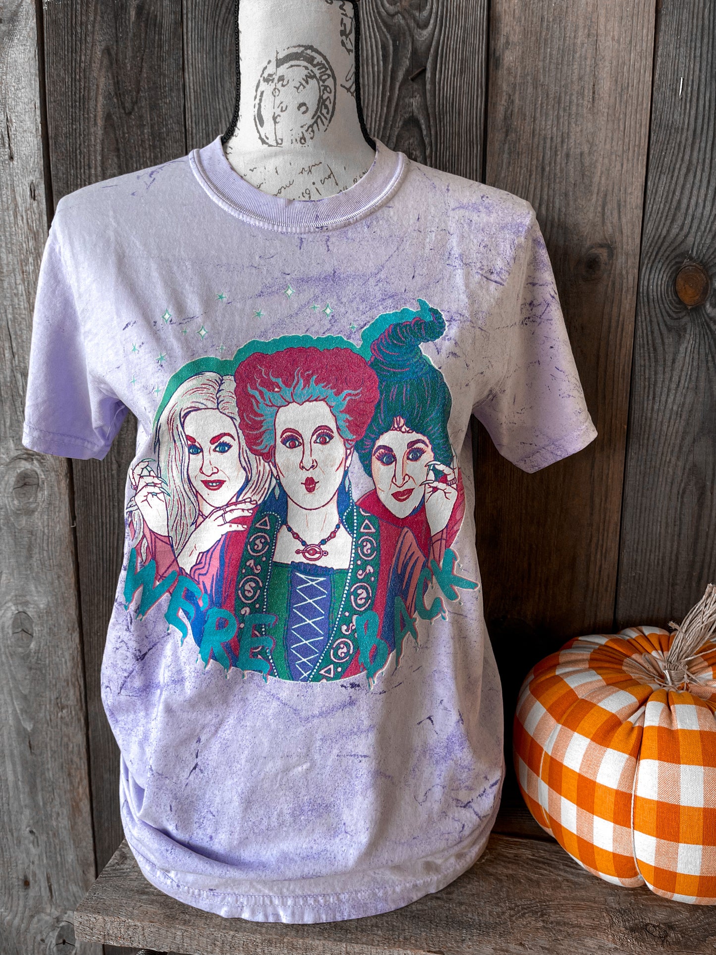 FINAL SALE - Hocus Pocus We’re Back Acid Wash Tee