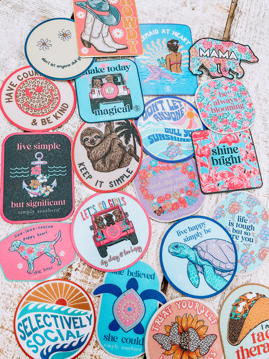 FINAL SALE - Simply Southern - Car Decals - ASST.