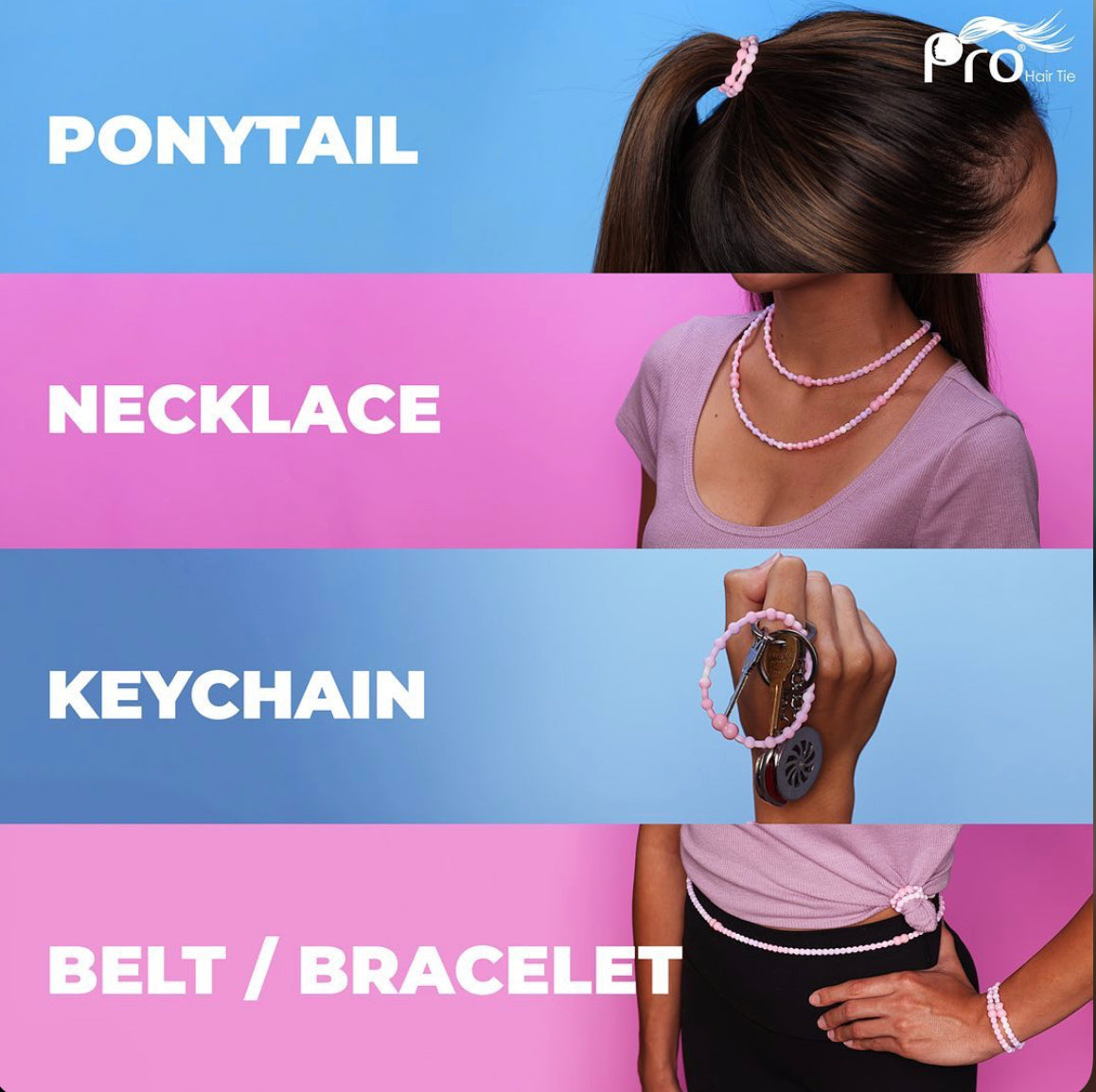 ProTiez - Quick Release Hair Tie - Asst.