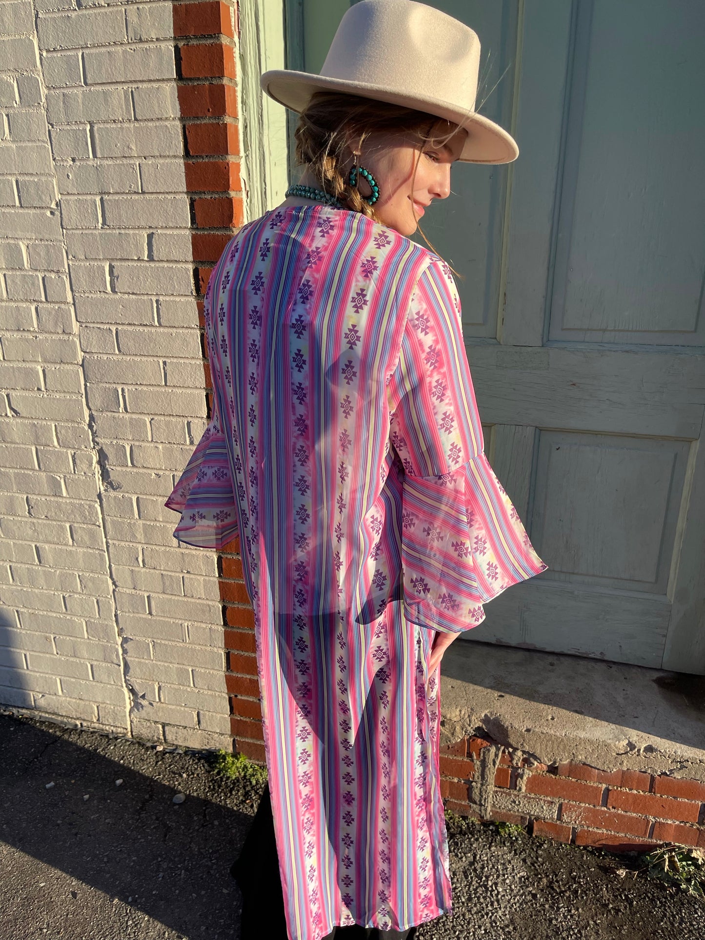 FINAL SALE - Headin' South Aztec Kimono