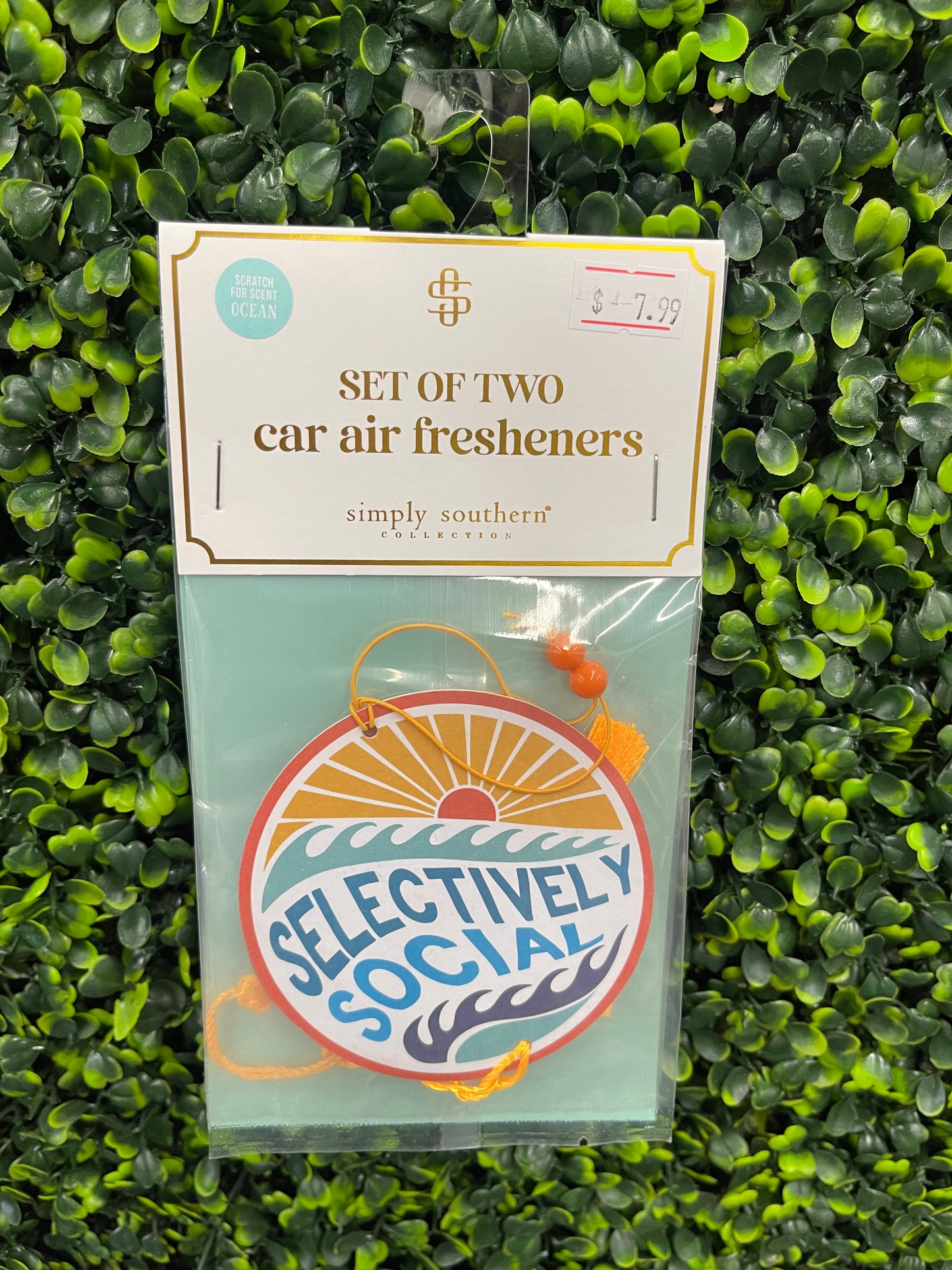 FINAL SALE - Simply Southern - Car Air Fresheners - Asst. - 2023