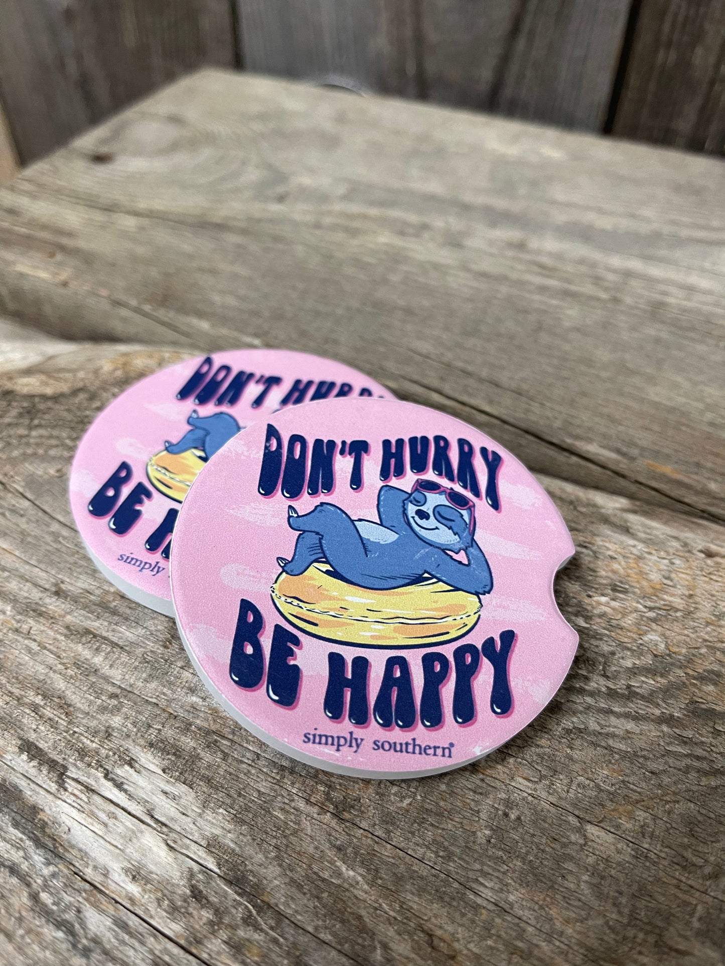 FINAL SALE - Simply Southern - Car Coasters - Asst. Designs