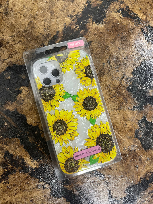 FINAL SALE - Simply Southern - iPhone 12 Pro Case - Sunflower