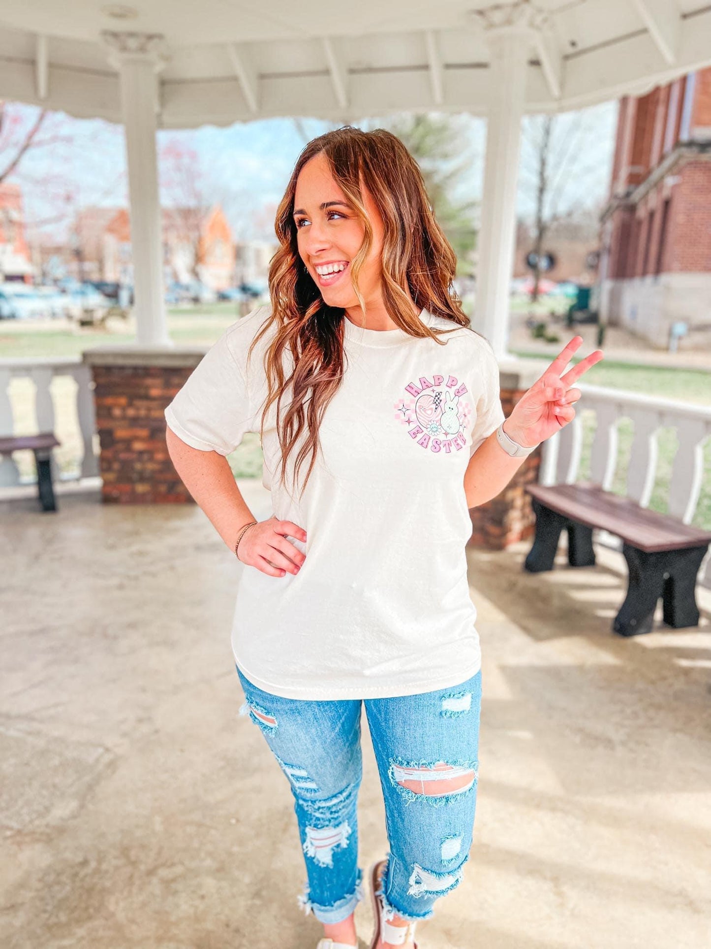 FINAL SALE - The Happy Easter Retro Tee