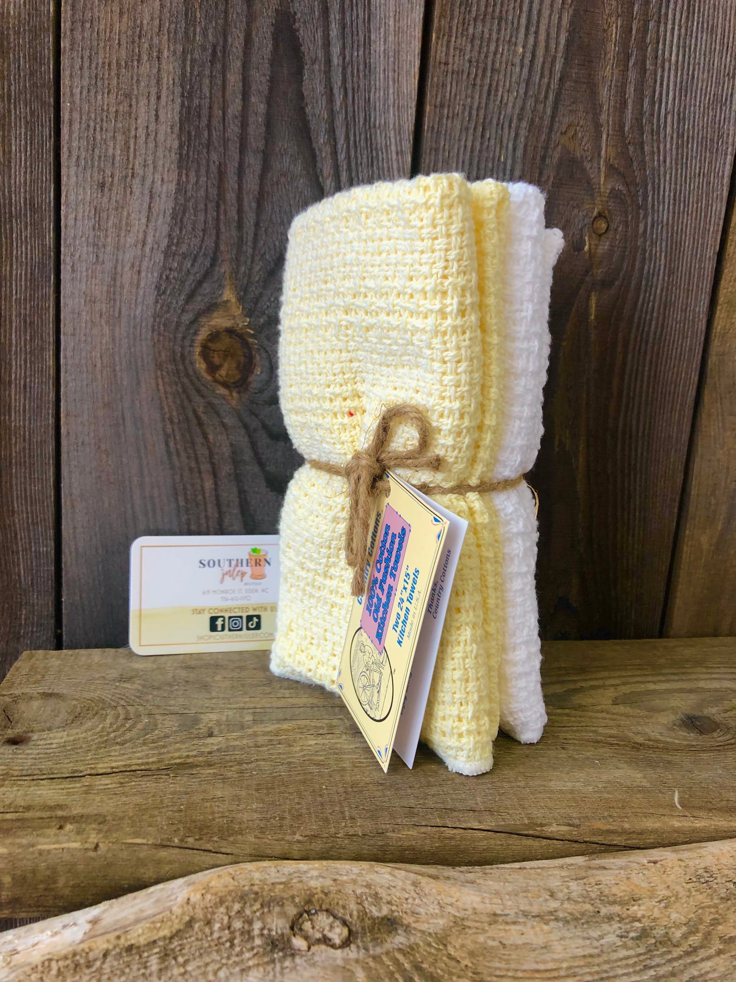 USA MADE Country Cottons Kitchen Towels Set / Asst