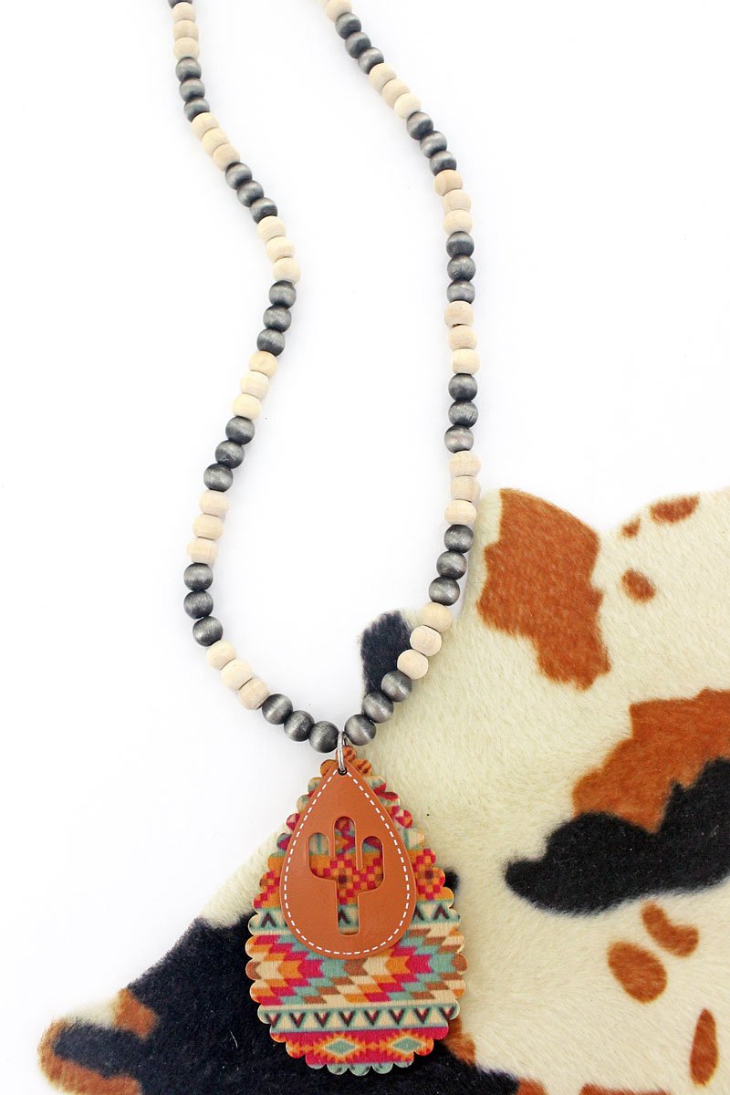 The Cora Aztec Cactus Necklace