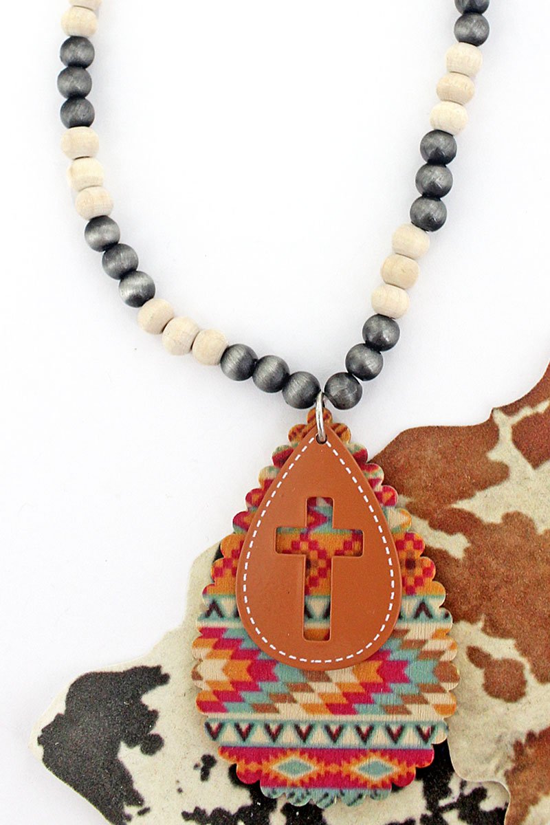 The Cora Aztec Cross Necklace