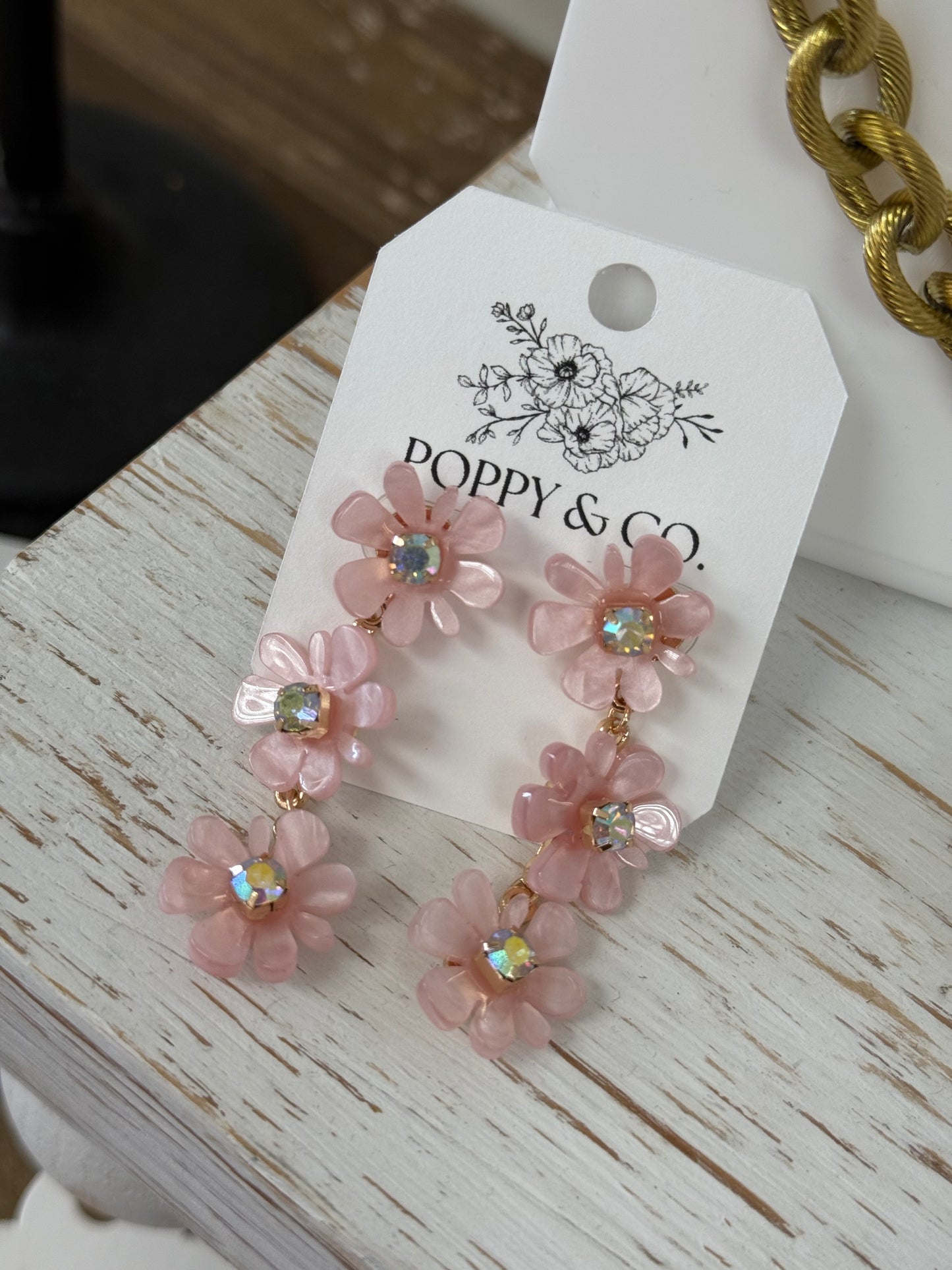 The Gracyn Earrings - Pink