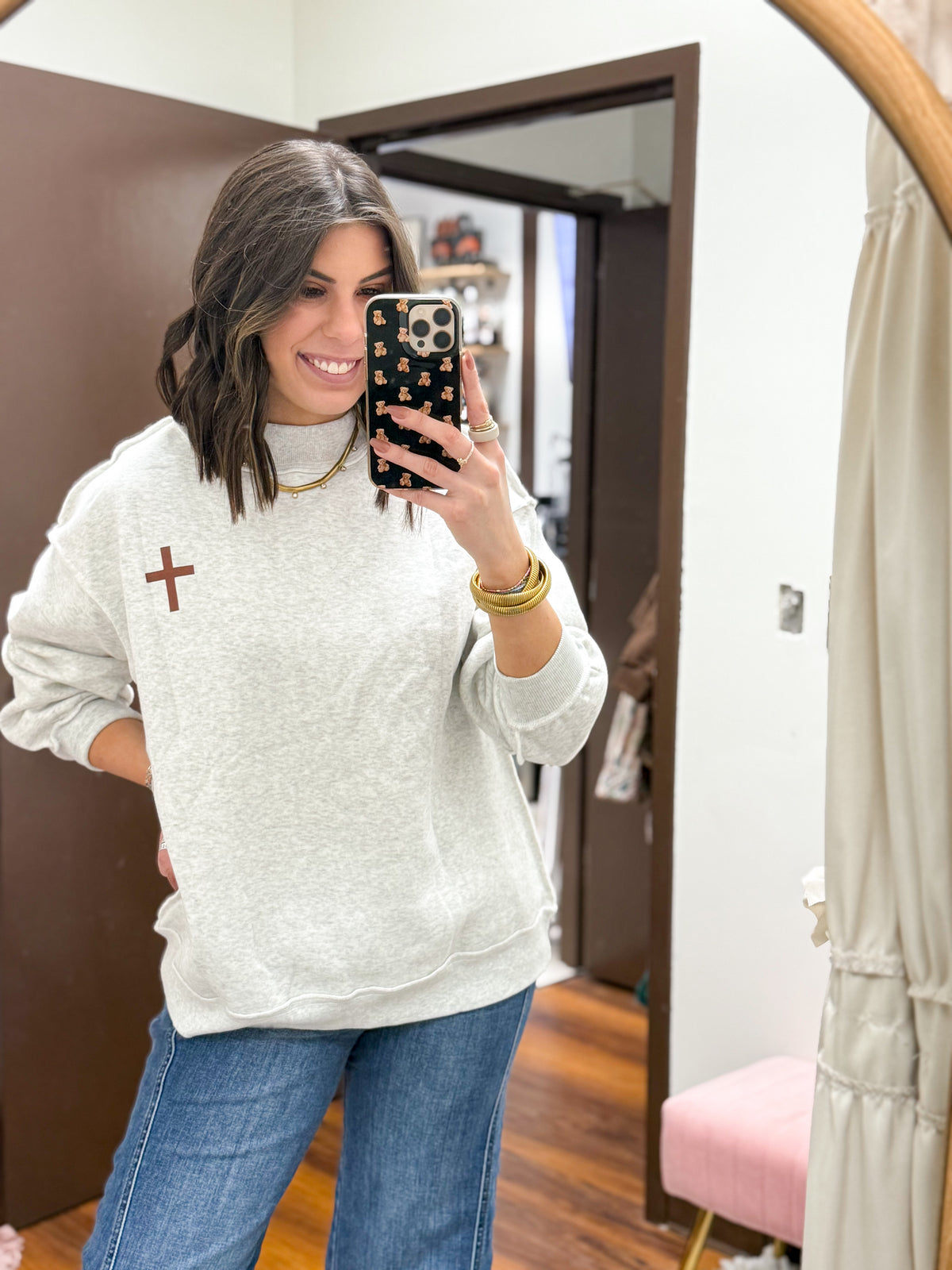 The Jesus Saves Reversible Mock Neck