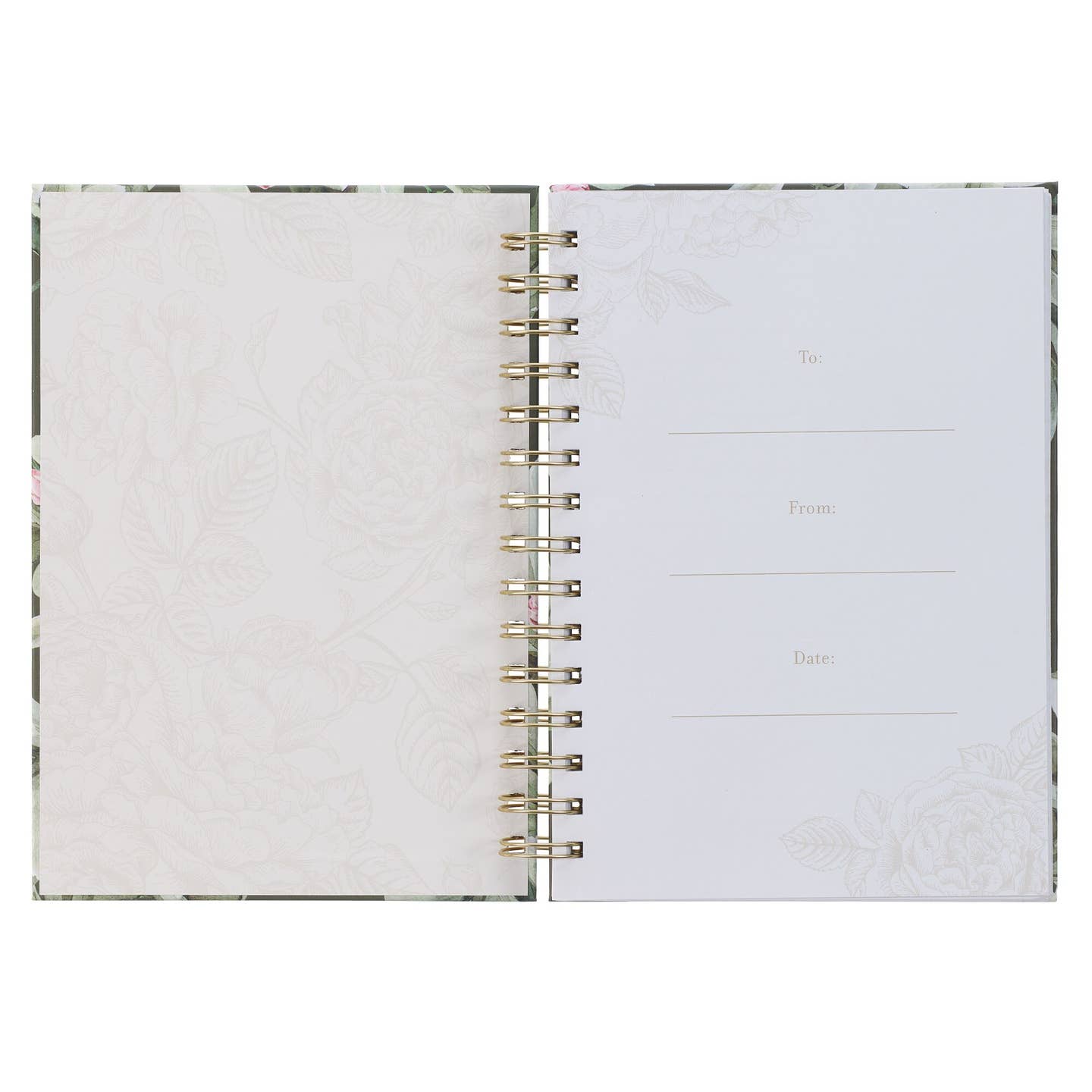 Journal Wirebound Green Everything Beautiful Ecclesiastes 3:11