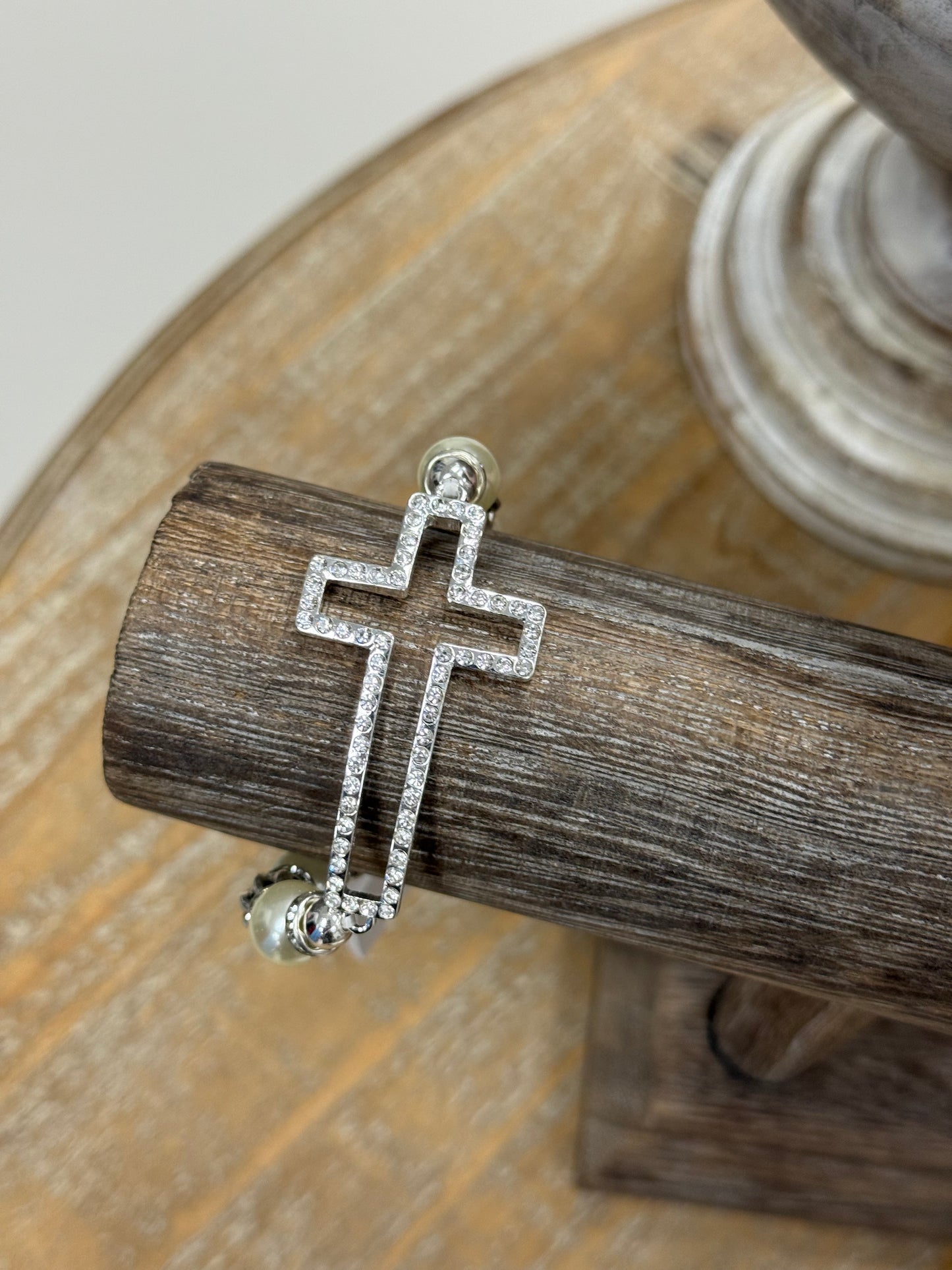 The Diana Bracelet - Silver/Pearl
