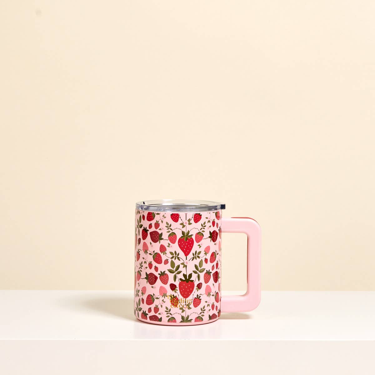 The Darling Effect - 14oz Insulated Mug - Strawberry Fields