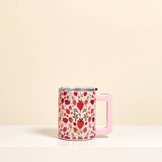 The Darling Effect - 14oz Insulated Mug - Strawberry Fields
