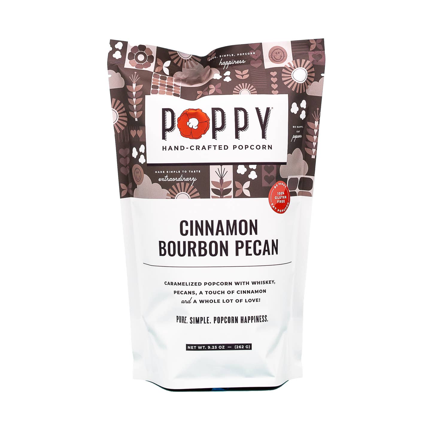 Poppy Hand-Crafted Popcorn - Cinnamon Bourbon Pecan 8.5 oz