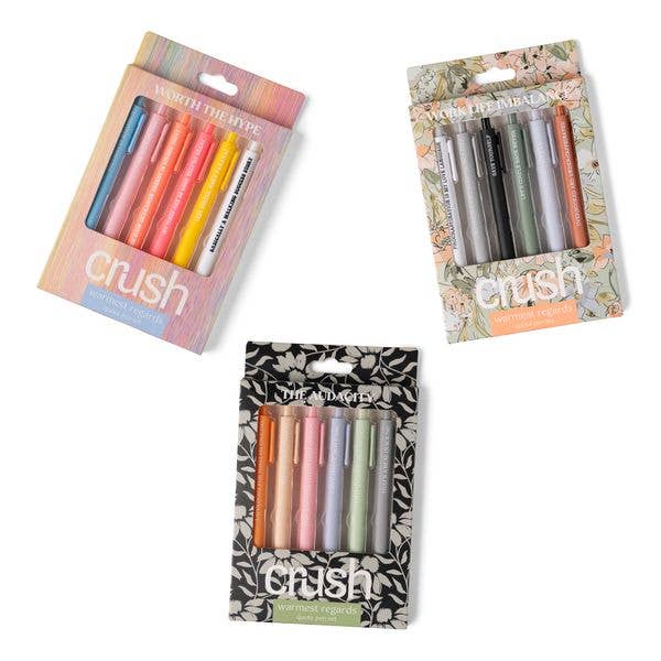 Crush - Warmest Regards Quote Pen Set