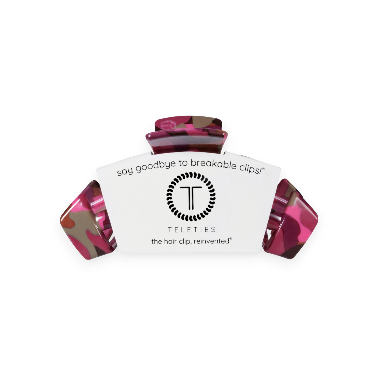 TELETIES - Classic Small Claw Clip - Garden Glam
