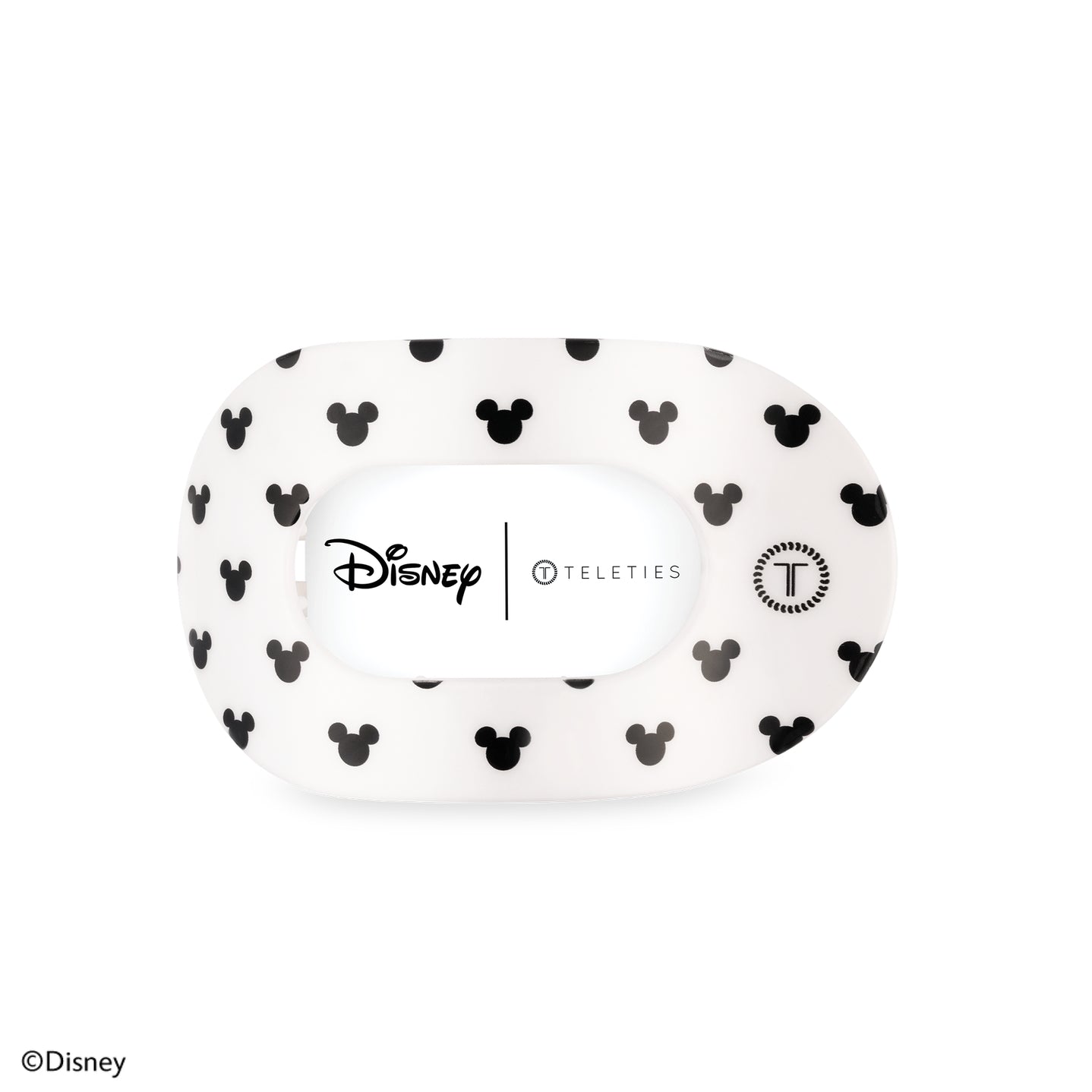 TELETIES - Medium Flat Round Clip - The Iconic Mickey Mouse