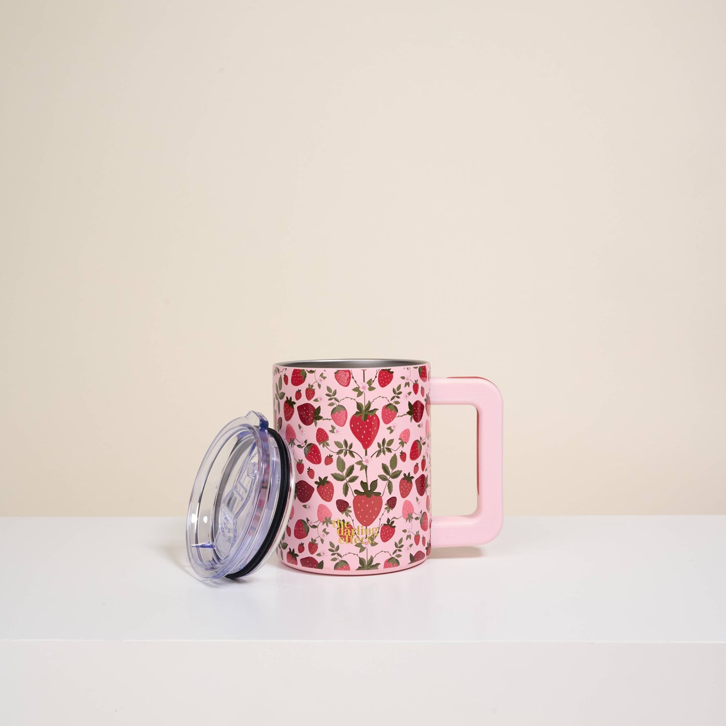 The Darling Effect - 14oz Insulated Mug - Strawberry Fields