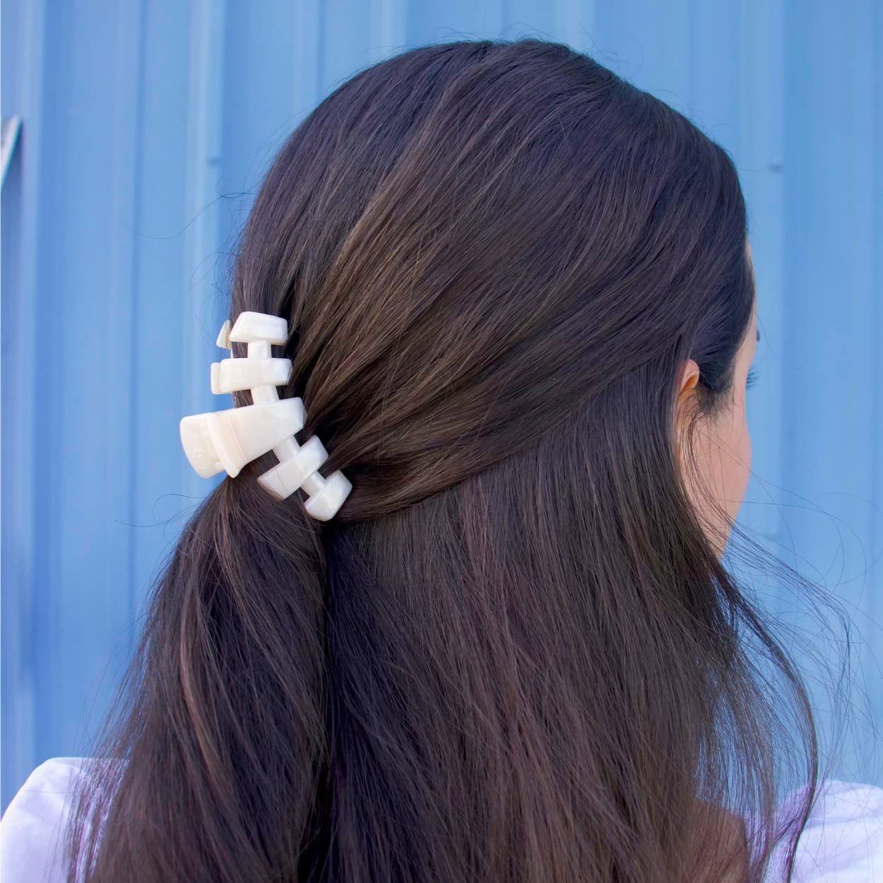 TELETIES - Classic Small Hair Clip - Soft Surf