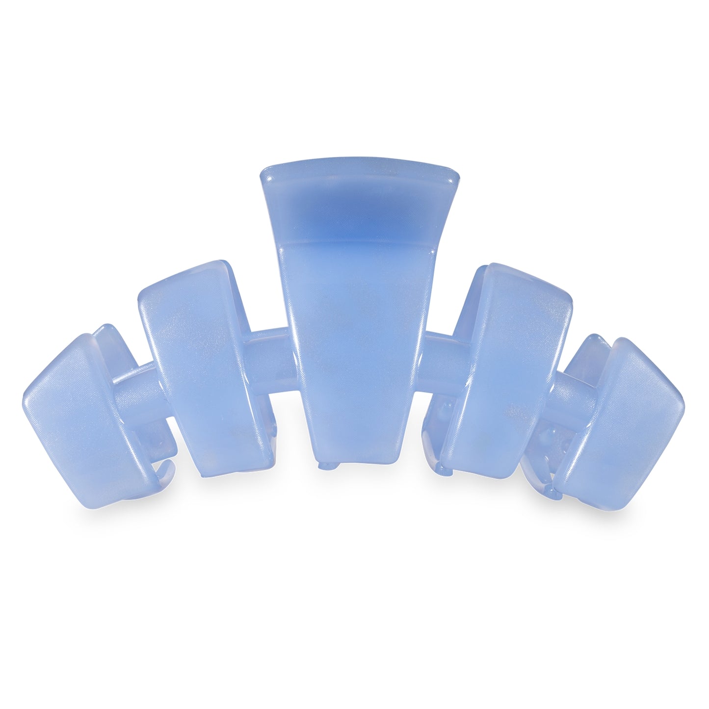TELETIES - Classic Large Hair Clip - Blue Lagoon