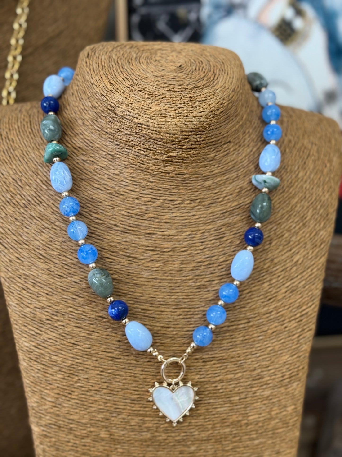The Kendall Necklace - Blue