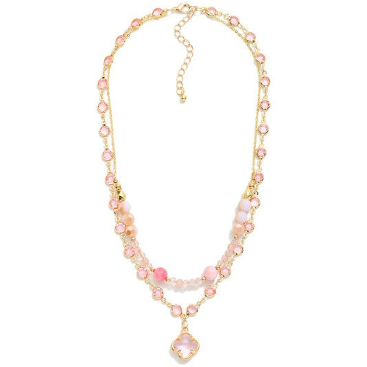 The Delaney Necklace - Pink