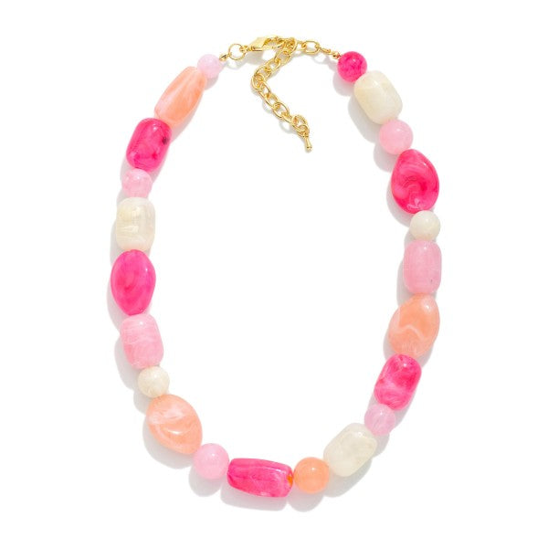 The Phoebe Necklace - Pink